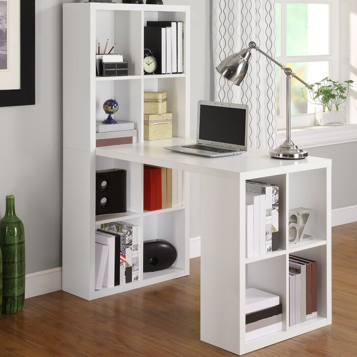 میز تحریر و کتابخانه دار چوبی 150سانت